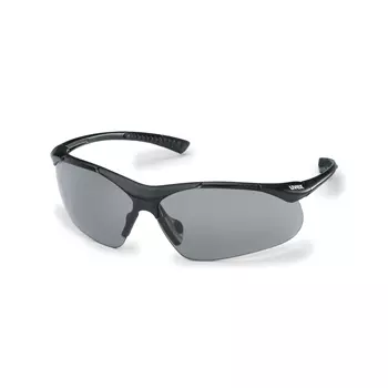 Uvex S100 sikkerhedsbriller, Sort/Grå