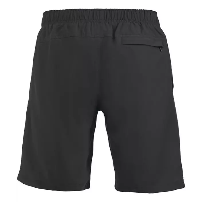 Clique Hollis sport shorts, Black/White, large image number 1