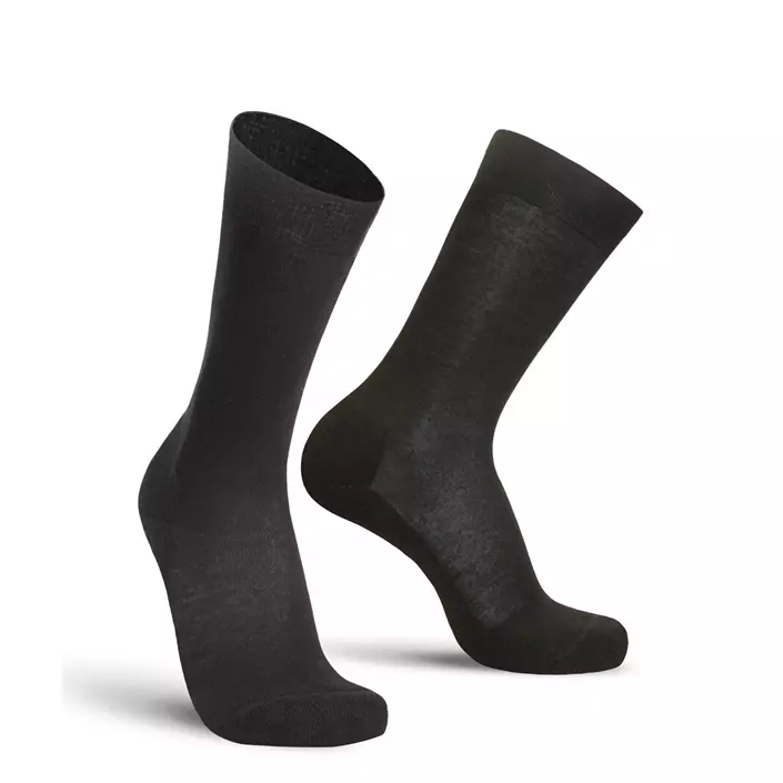 Worik Vip Merino socks with merino wool, Black, large image number 0