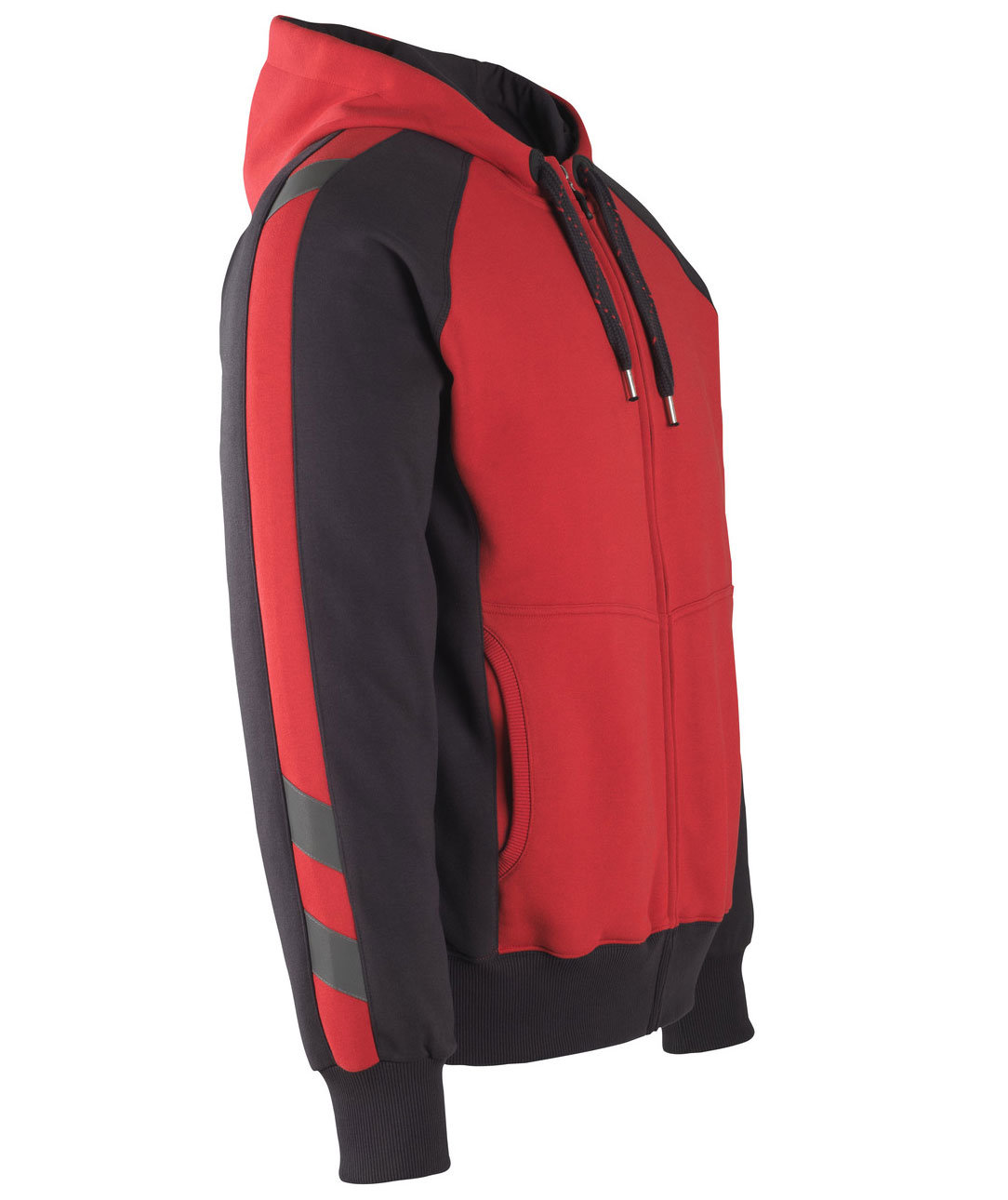 Mascot Unique Wiesbaden Hoodie, Rot/Schwarz, large image number 3