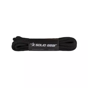 Solid Gear flame resistant round laces, Black
