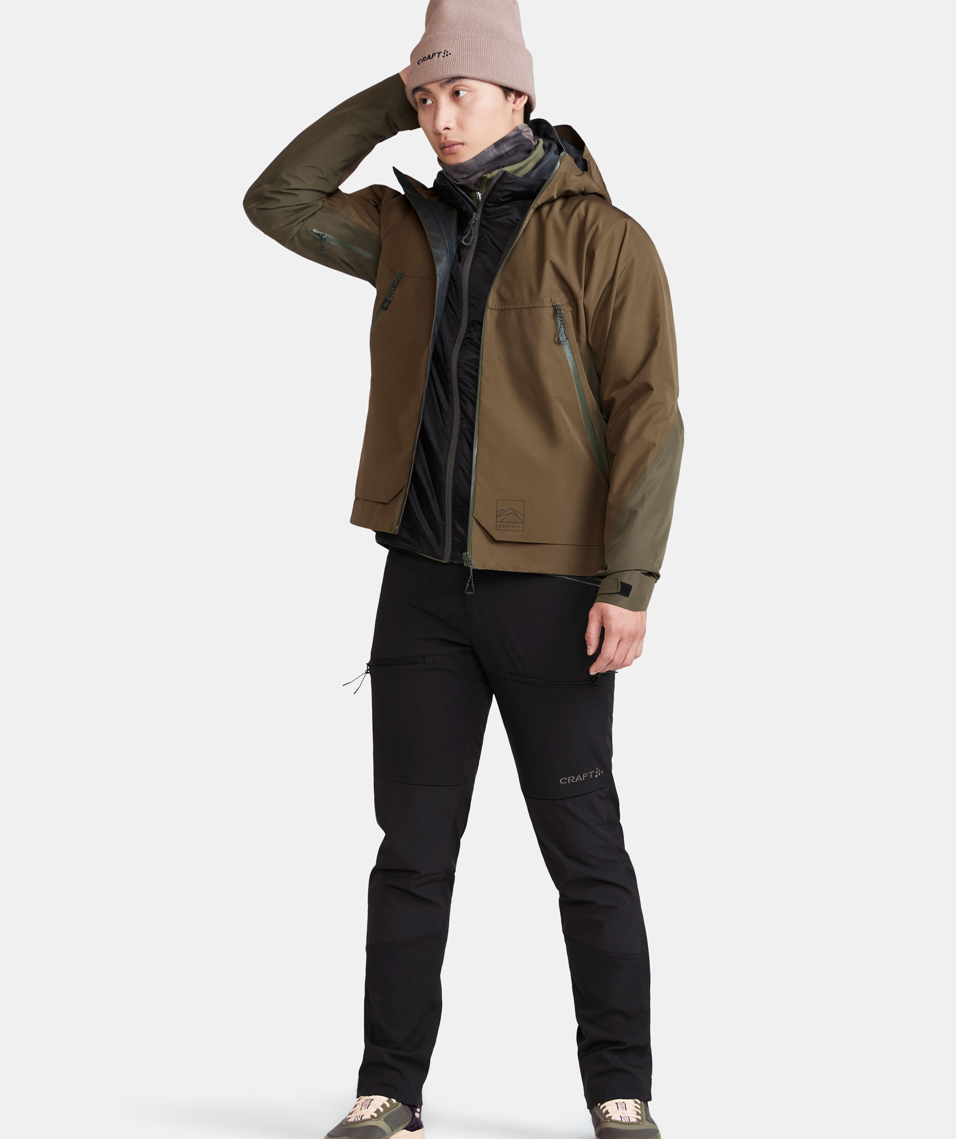 Craft ADV Explore l&auml;tt jacka, Svart, large image number 3