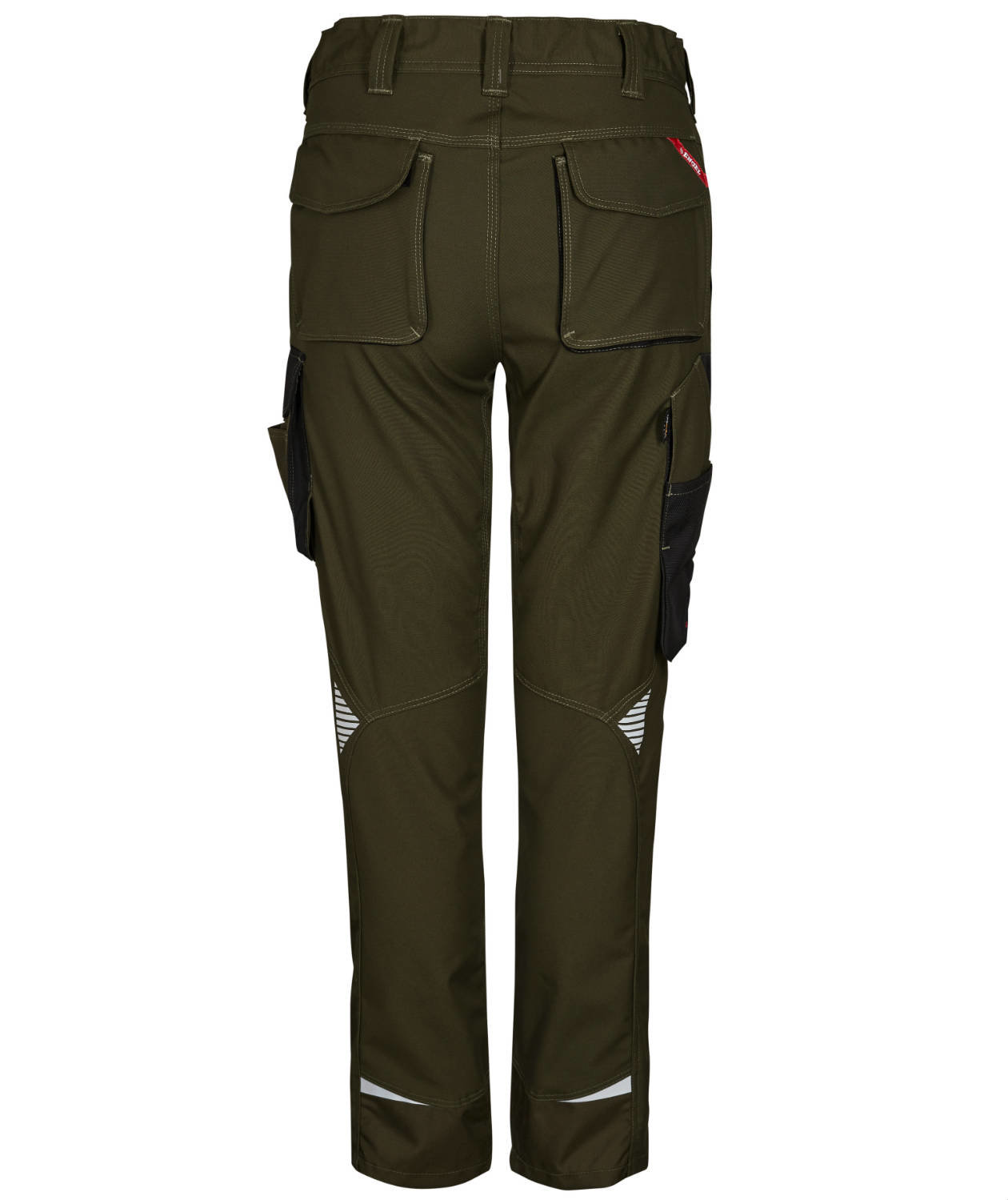 Engel Galaxy dame arbejdsbukser, Forest Green/Sort