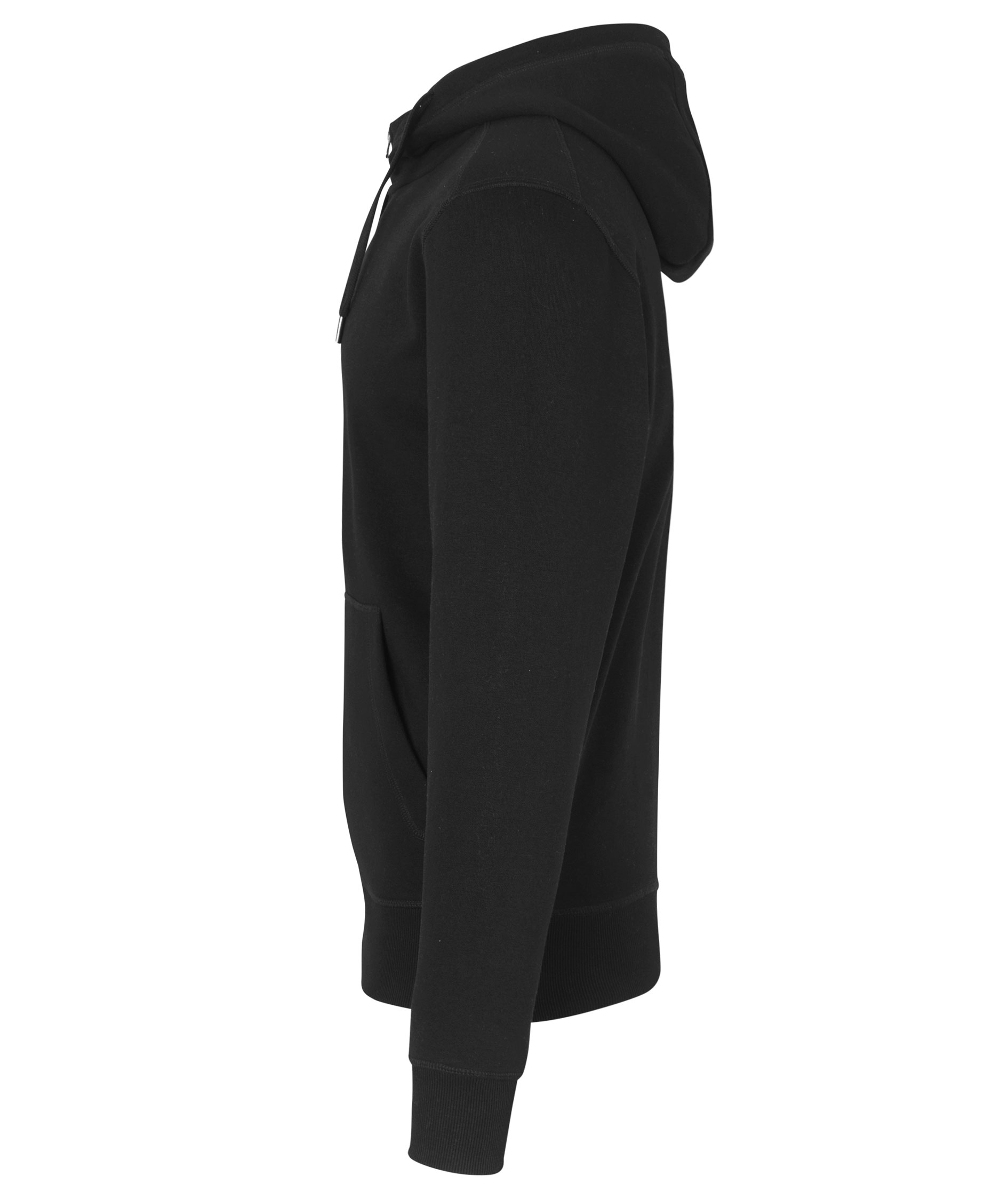 ID Core hoodie with zipper, Black, large image number 2