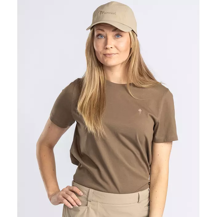 Pinewood 3-pak dame T-shirt, Green/Hunting Brown/Khaki, large image number 9