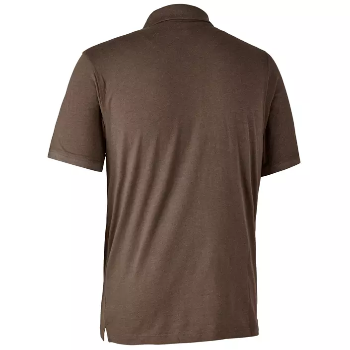 Deerhunter Gunnar polo shirt, Brown Leaf Melange, large image number 1