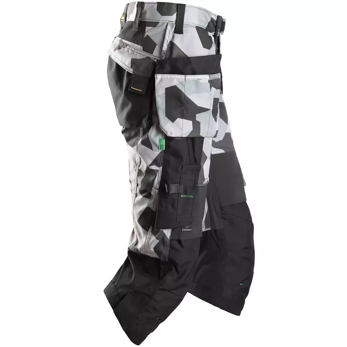 Snickers craftsman knee pants FlexiWork 6905, Camouflage grey/black, large image number 3