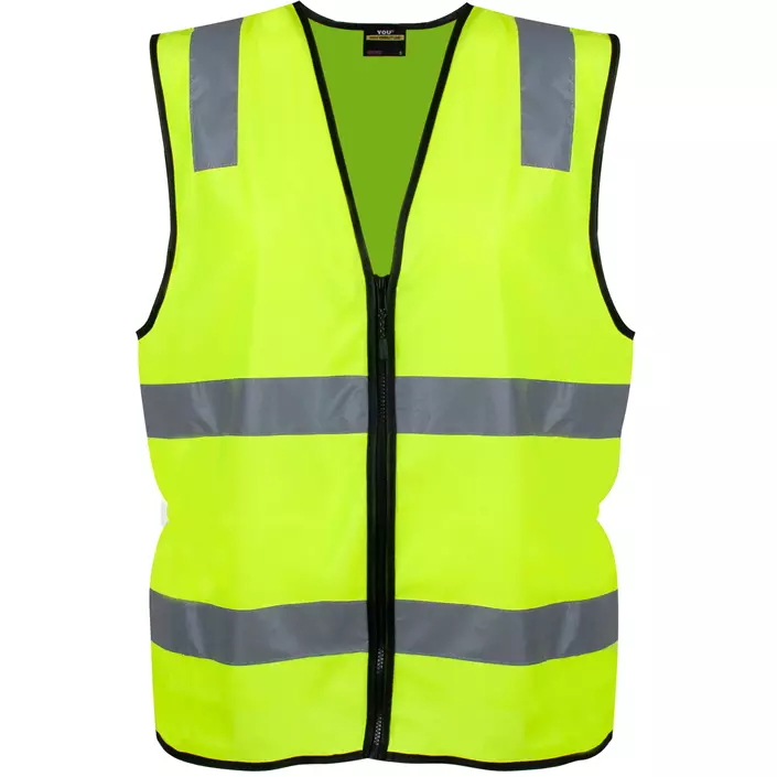YOU Kathrineholm women's reflective safety vest, Hi-Vis Yellow, large image number 0