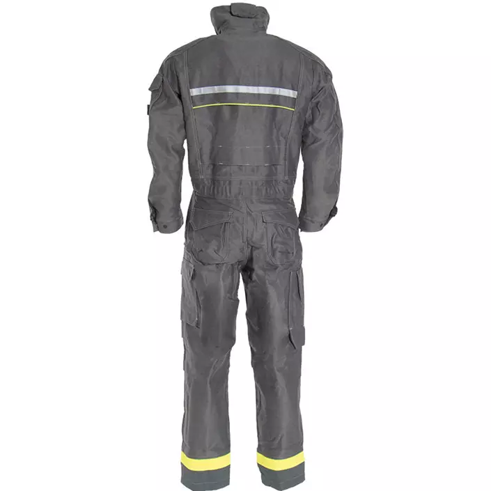 Tranemo welding coverall, Anthracite grey/yellow, large image number 1