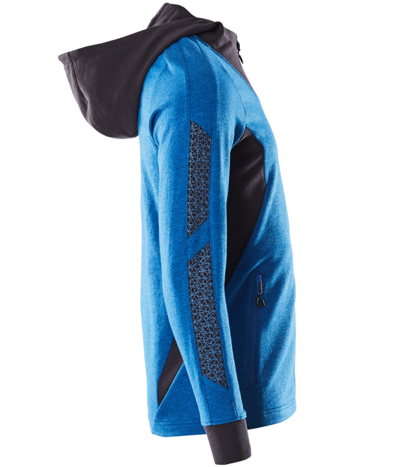 Mascot Accelerate h&aelig;ttetr&oslash;je med lynl&aring;s, Azurbl&aring;/M&oslash;rk Marine, large image number 2