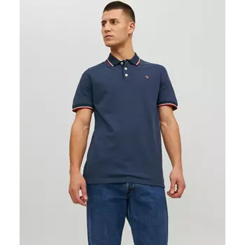 Jack & Jones Premium JPRBLUWIN Polo T-shirt, Navy Blazer