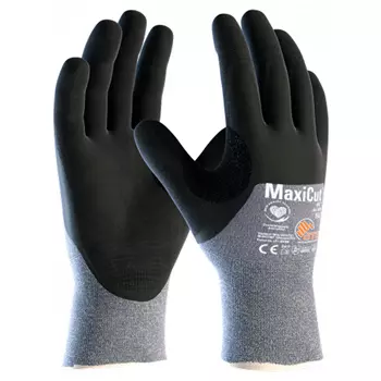 ATG MaxiCut® Oil™ 44-505 cut protection gloves Cut C, Black/Grey