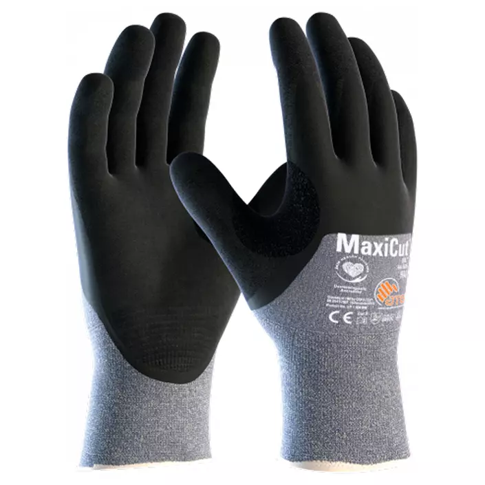 ATG MaxiCut® Oil™ 44-505 cut protection gloves Cut C, Black/Grey, large image number 0