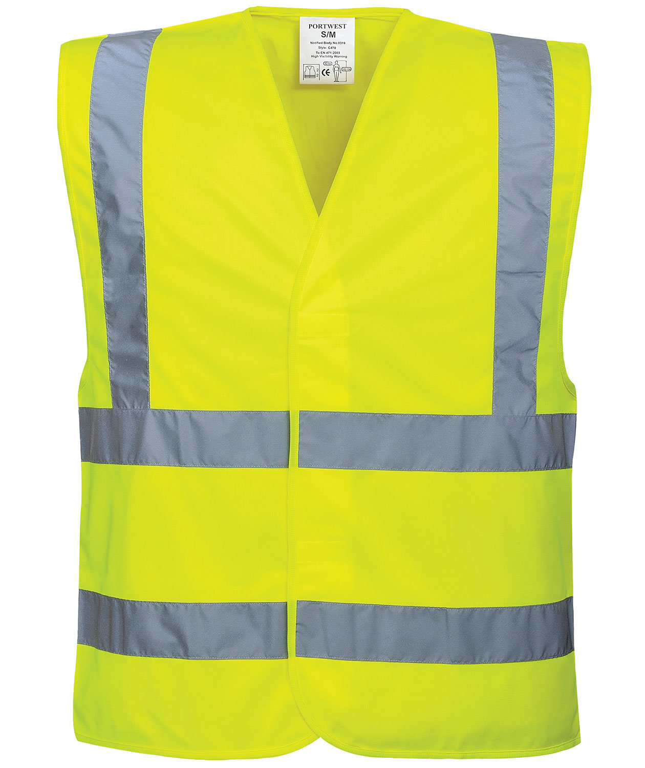Portwest Hi-Vis vest and Reflective Bracelet with LED Light, , large image number 1