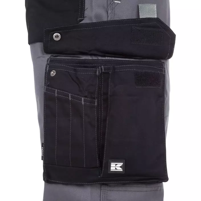 Kramp Original Light work trousers with belt, Grey/Black, large image number 6