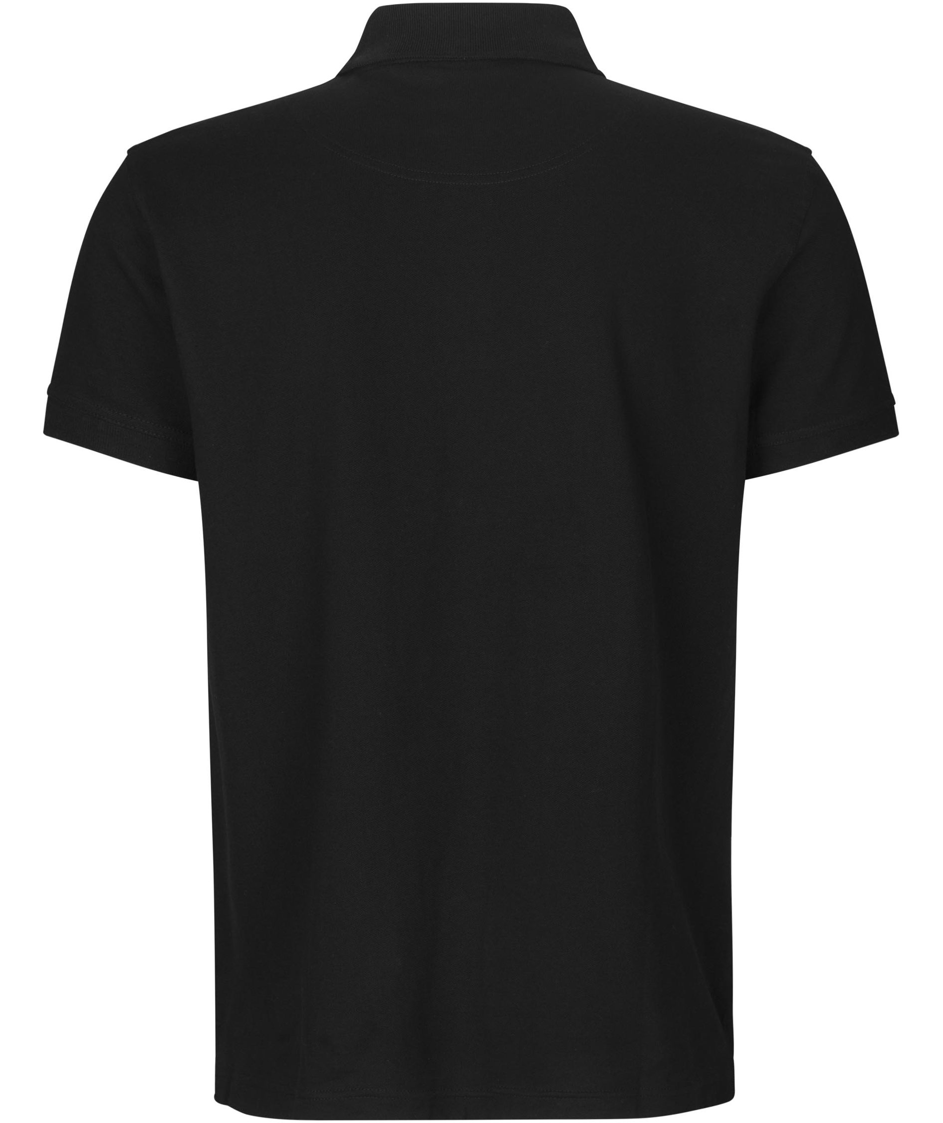 ID Stretch Polo T-shirt, Sort