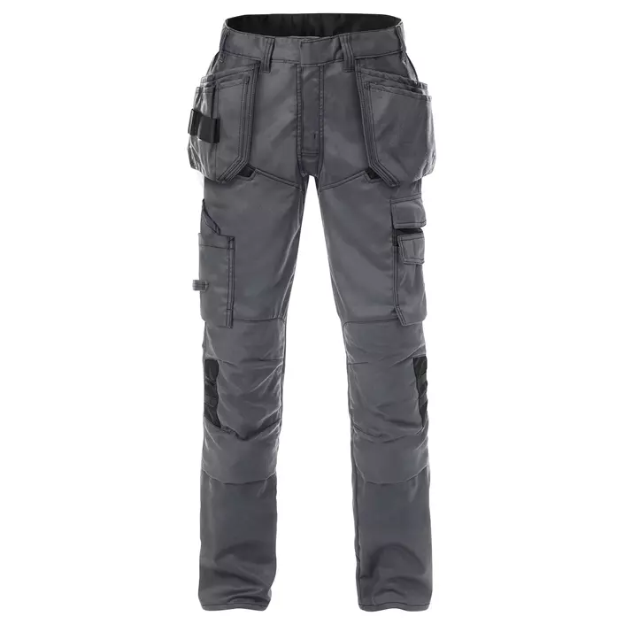 Fristads craftsman trousers 2595 STFP, Grey/Black, large image number 0