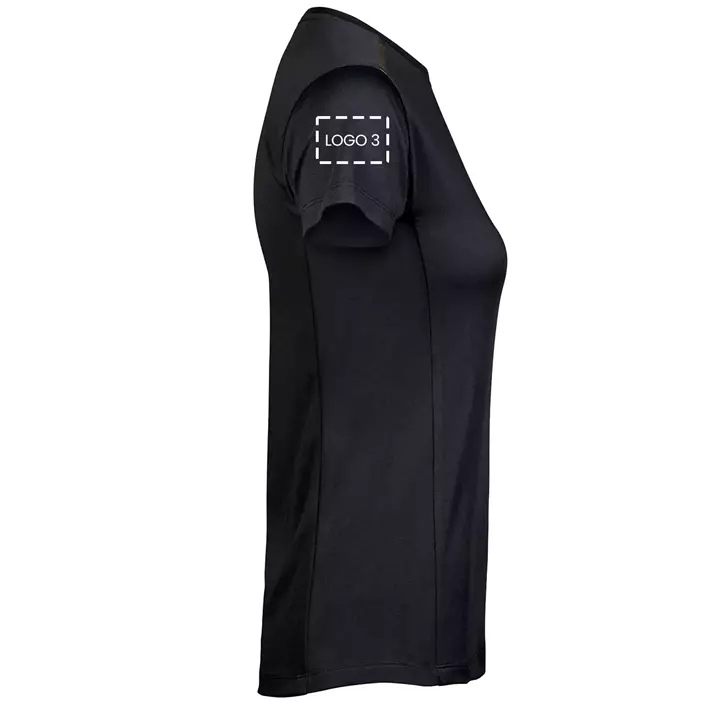 Tee Jays luxury T-shirt dam med logotryck, , large image number 3