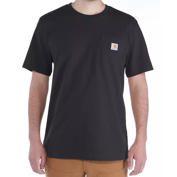 Carhartt T-shirt, Svart, large image number 1