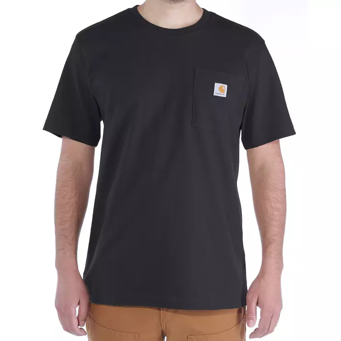 Carhartt T-shirt, Sort, large image number 1