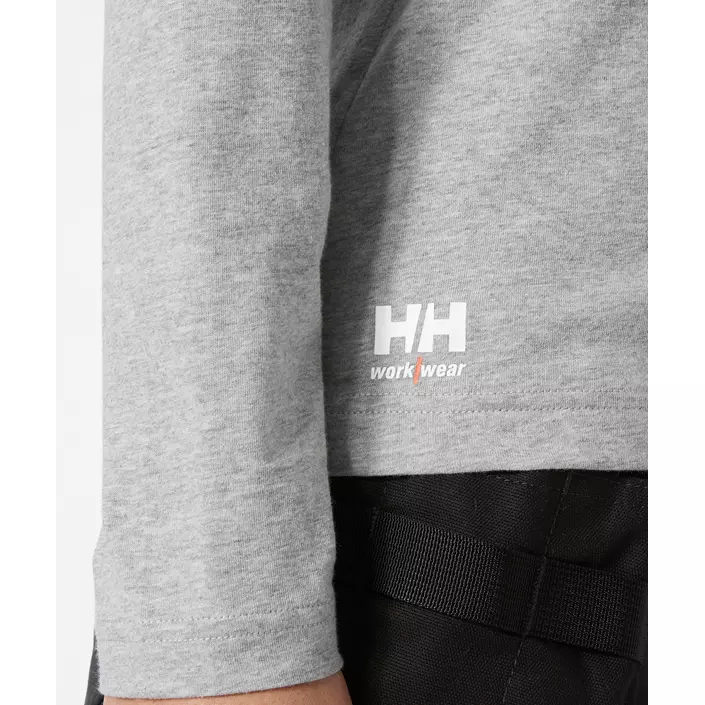 Helly Hansen Classic long-sleeved women's T-shirt, Grey melange, large image number 4
