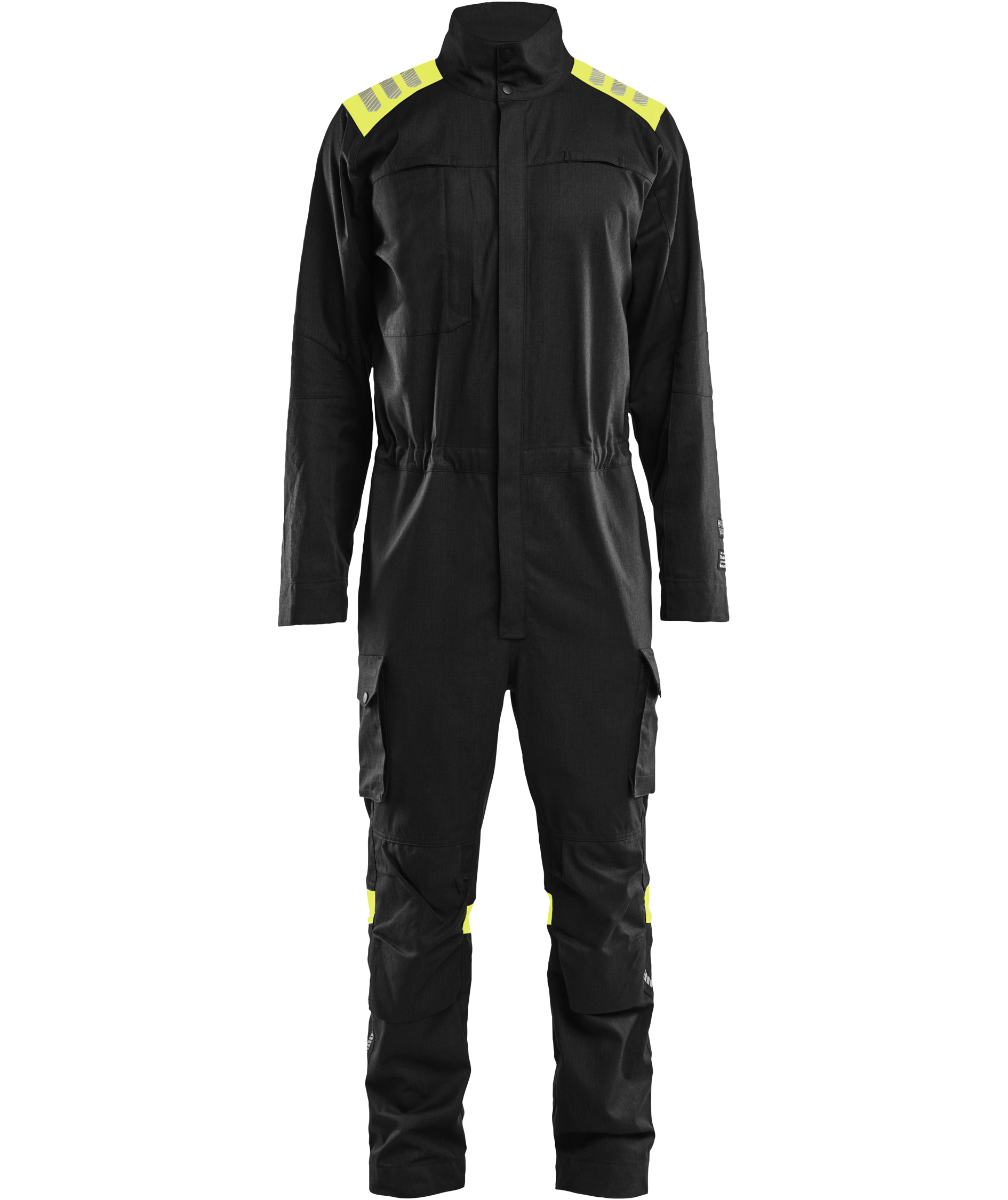 Bl&aring;kl&auml;der FR overall, Svart/Varselgul