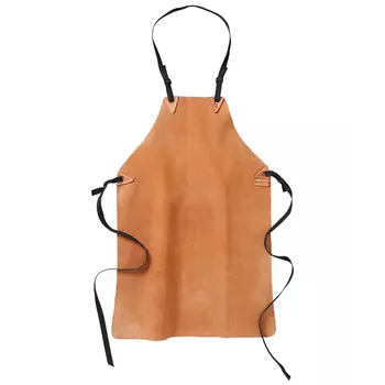 Fristads protective leather bib apron, Brown