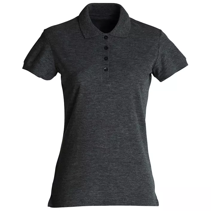 Clique women's polo shirt, Antracit Melange, large image number 0