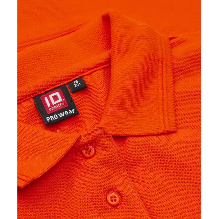 ID PRO Wear Damen Poloshirt, Orange, large image number 3