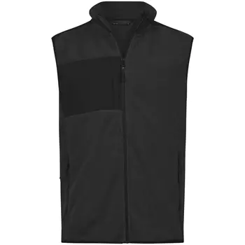 Tee Jays mountain fleece vest, Black