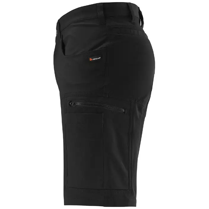 L.Brador Momentum shorts 1480P full stretch, Svart, large image number 3