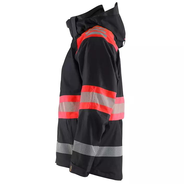 Blåkläder skaljakke, Sort/Hi-Vis Rød, large image number 3