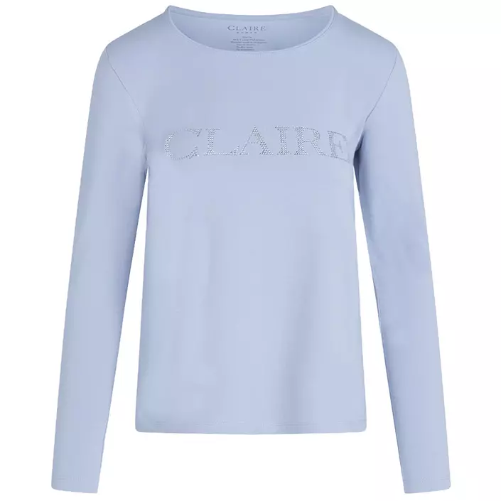 Claire Woman Aileen dame langermet T-skjorte, Blue Bird, large image number 0