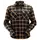 Snickers AllroundWork flannel lumberjack shirt 8516, Black/Brown, Black/Brown, swatch