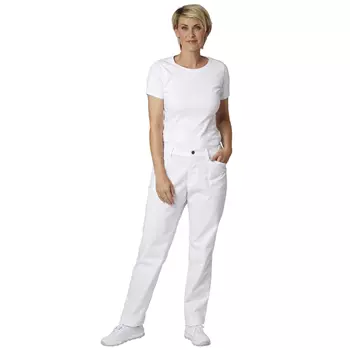 Kentaur  trousers with extra leg length, White