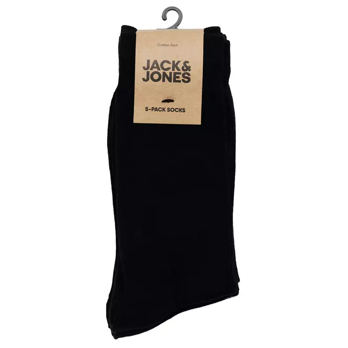 Jack & Jones JACBASIC 5-pack bamboo socks, Black, Black, large image number 2