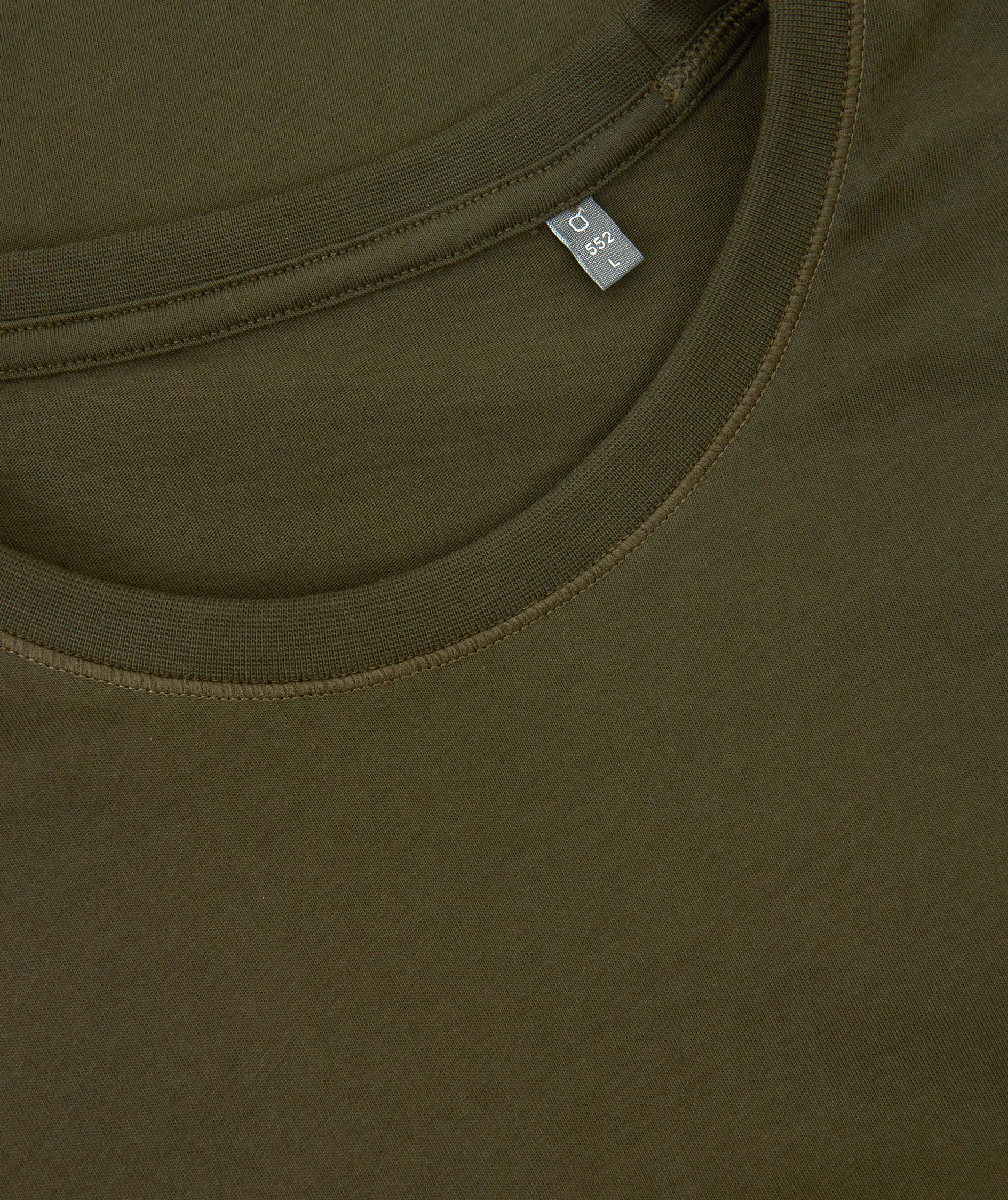 ID &oslash;kologisk T-shirt, Olivengr&oslash;n, large image number 4