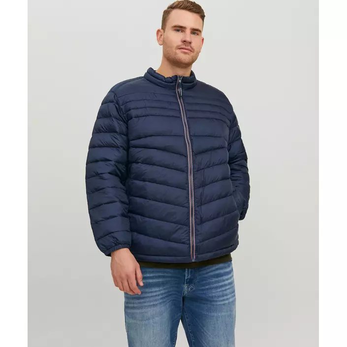 Jack & Jones JJEHERO Plus Size quilted jacket, Navy Blazer, large image number 5