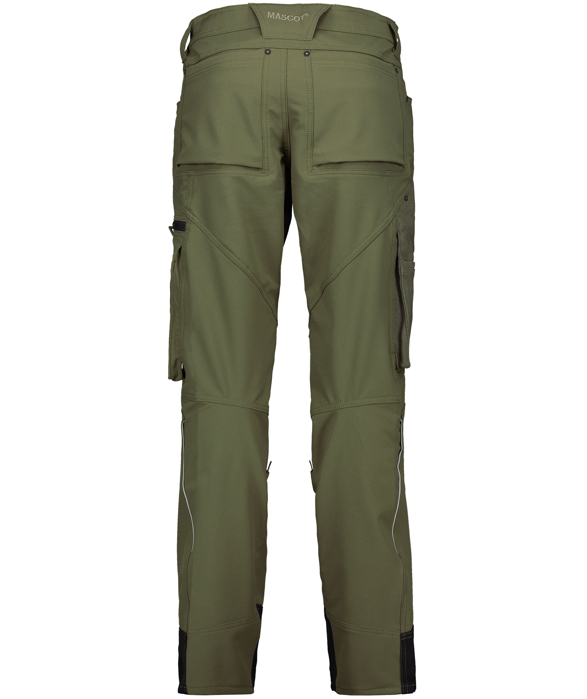 Mascot Advanced work trousers full stretch, Moss green