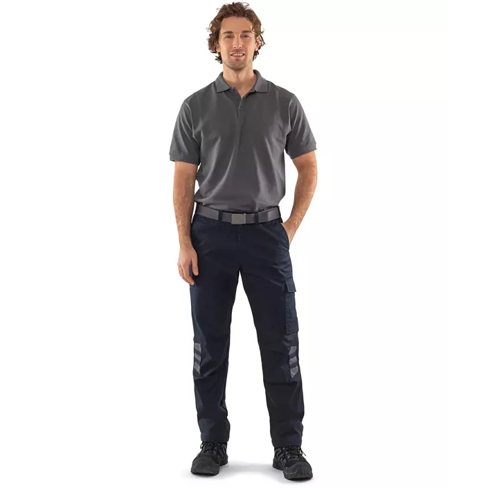 Fristads service trousers 2930 GWM, Marine Blue/Grey, large image number 1