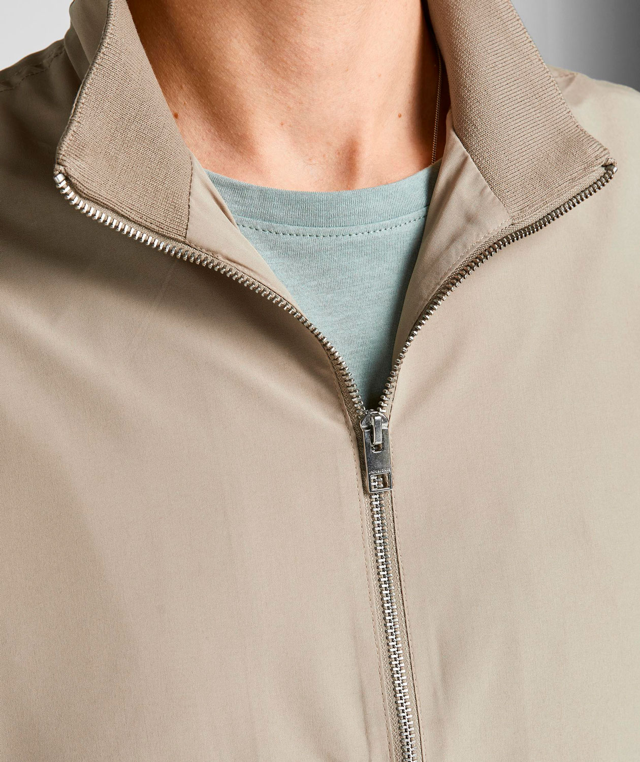 Jack & Jones JJERUSH HARRINGTON Bomberjakke, Crockery, large image number 3