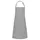 Karlowsky Basic bib apron, Grey, Grey, swatch