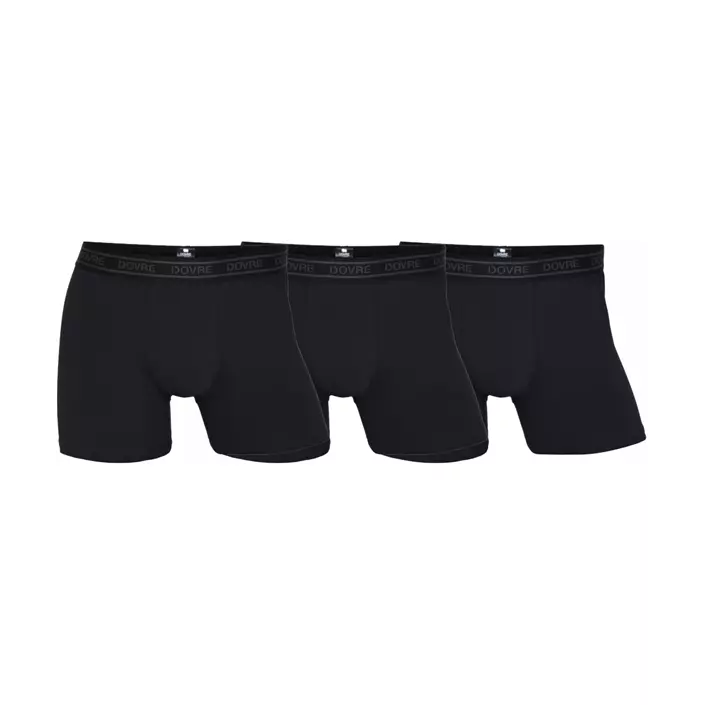Dovre 3-pack boxershorts, Black, large image number 0