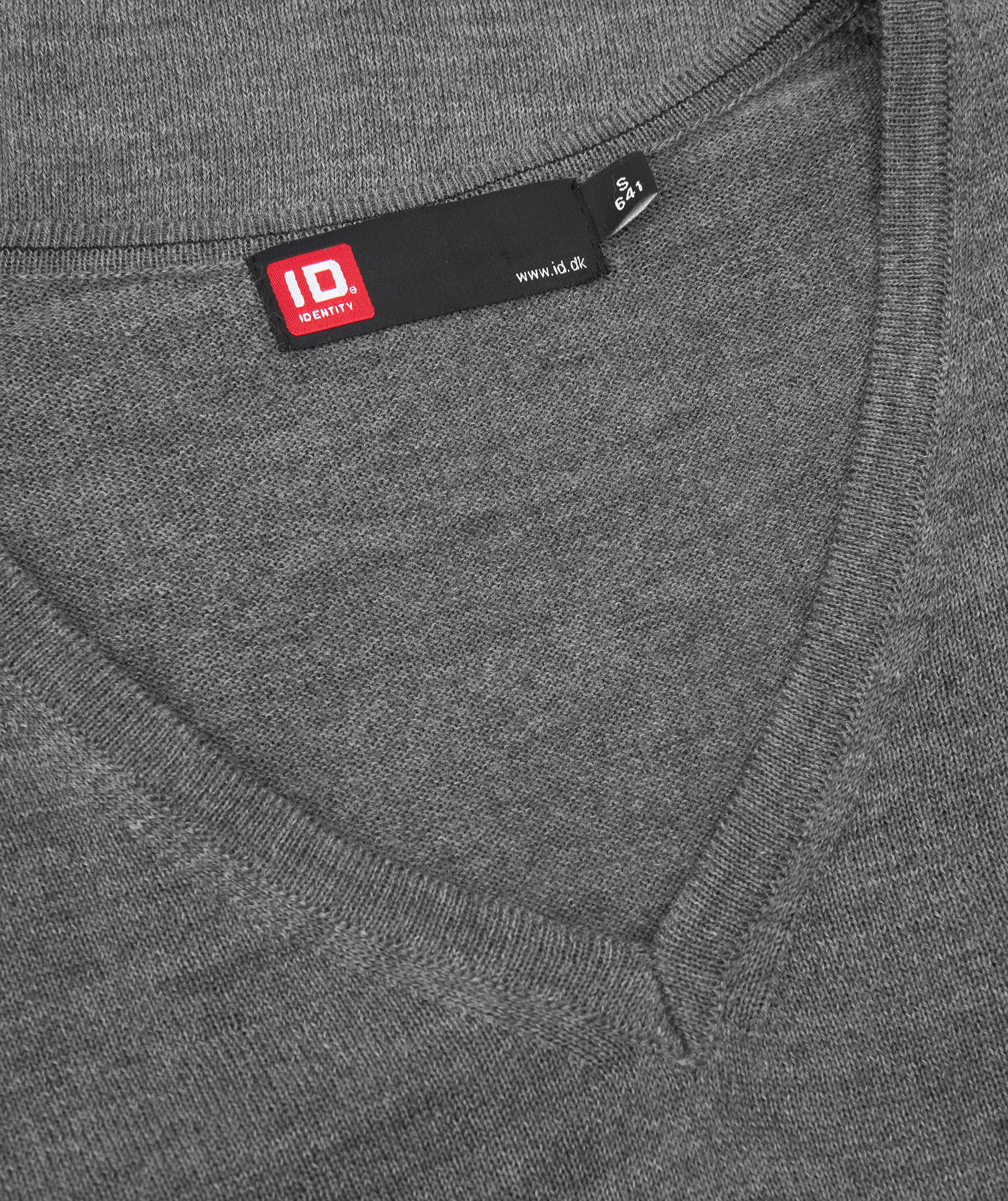 ID dame striktr&oslash;je med merinould, Gr&aring;&nbsp;Melange, large image number 6