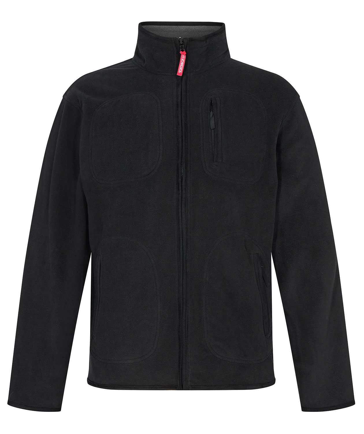 Engel Extend reversible fleece jacket, Black/Anthracite