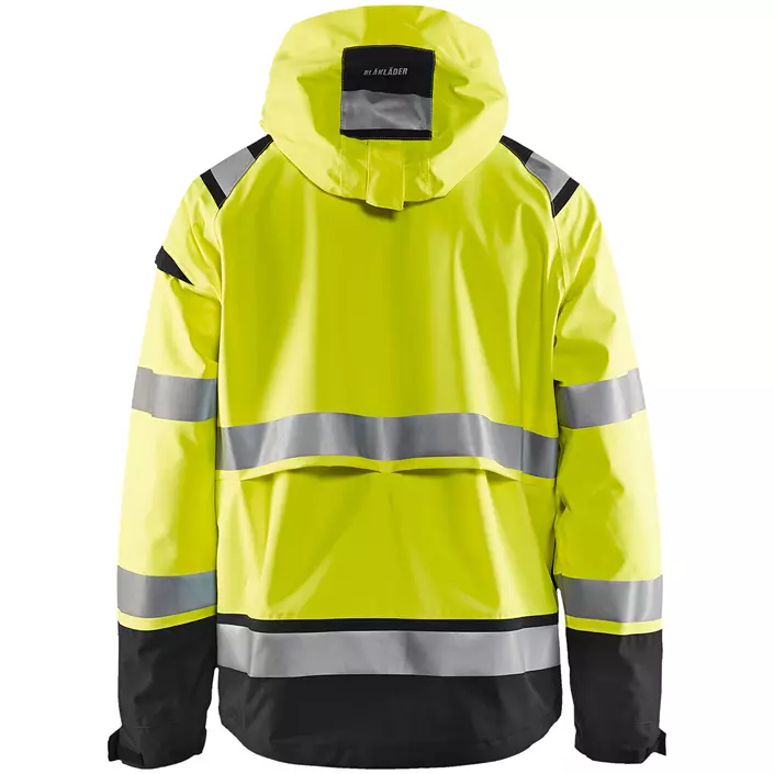 Blåkläder shell jacket, Hi-vis Yellow/Black, large image number 2