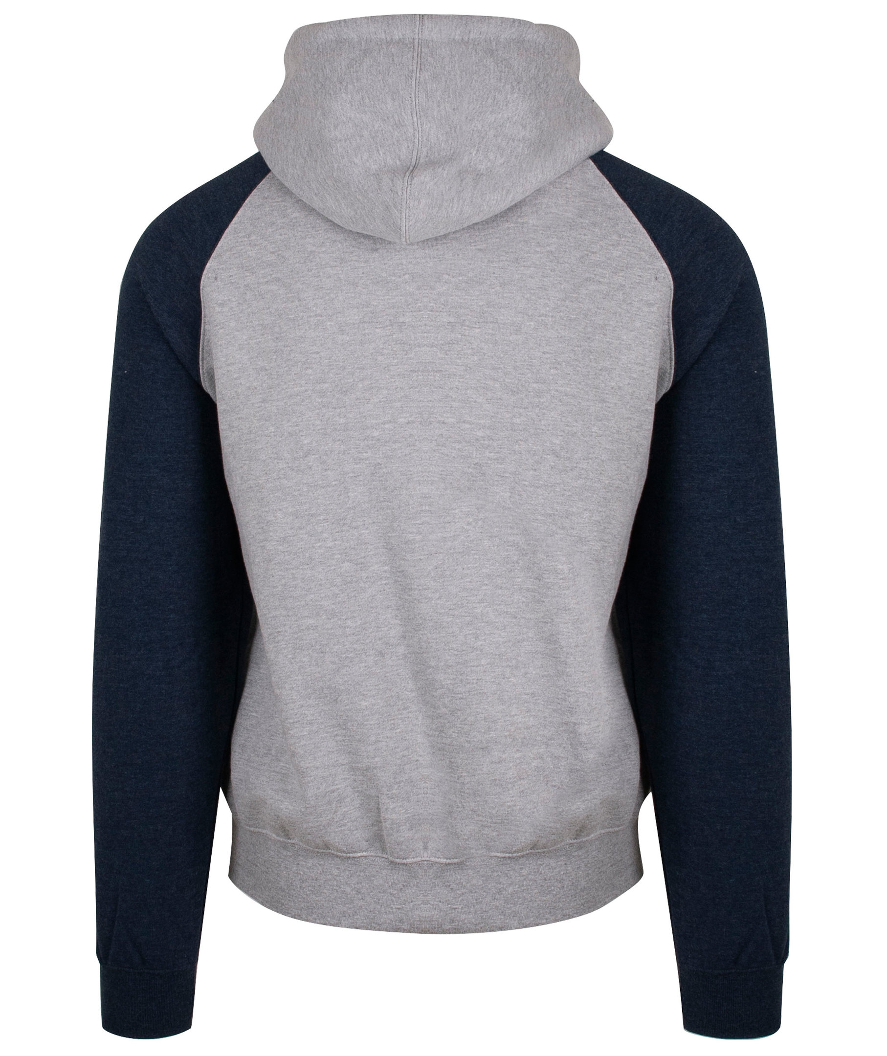 YOU Harlem Raglan hoodie, Gr&aring;melerad/marinbl&aring; fl&auml;ckig
