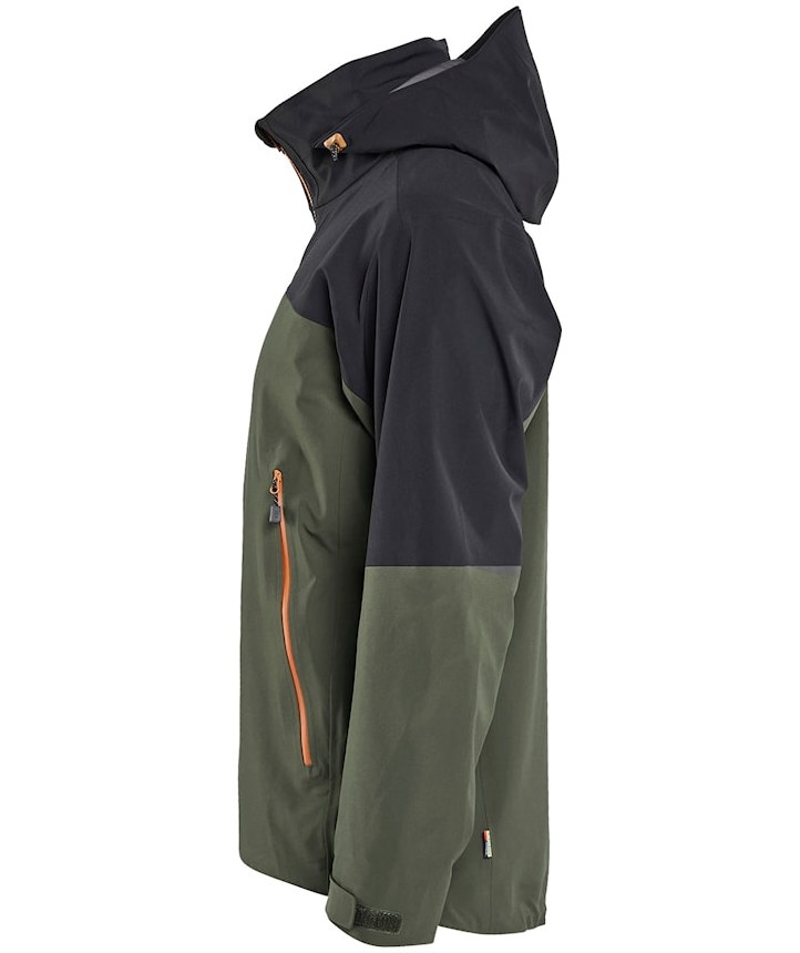 Bl&aring;kl&auml;der Striker shell jacket full stretch, Forest green/Rust, large image number 3