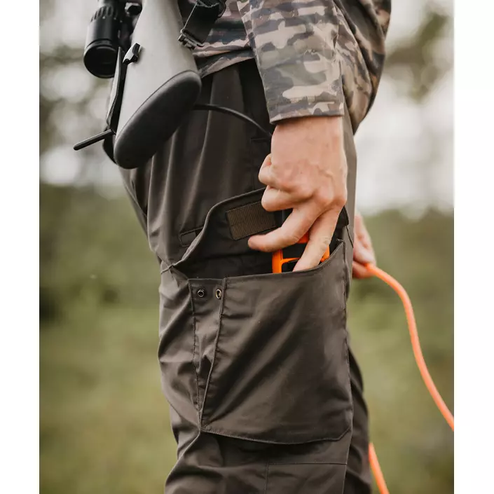 Pinewood Air Vent hættetrøje, Green Camou, large image number 3