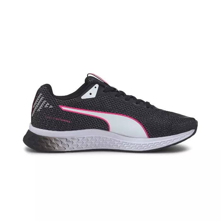 Puma Sutamina Speed women's running shoes, Black/Rose, large image number 0